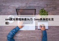 seo優(yōu)化教程快速入門(mén)（seo具體優(yōu)化流程）